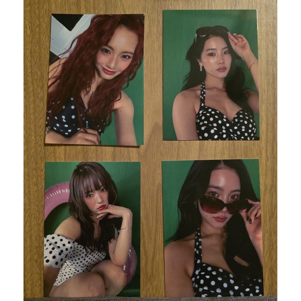 F5ve Snowman photocard set